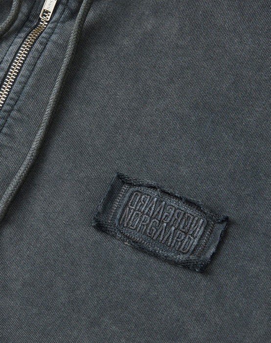 Compact Cotton Alpa Zip Hoodie - Asphalt